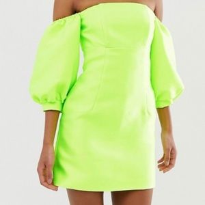 ASOS | Puff sleeve off Shoulder Mini Dress